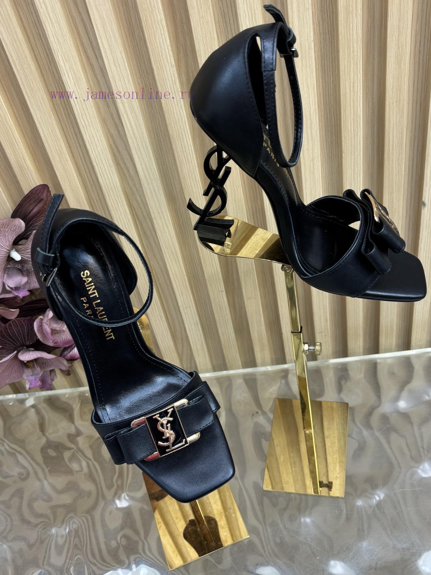 Saint Laurent 2026 Early Spring YSL Letter Logo Sneakers With Square Toe And High-heeled Shoes. 9yuvnroc - Image 9