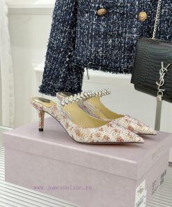 Slippers Single Shoes 360Jimmy Choo/Jimmy Week Classic Diamond Chainpointed High HeelsSuperb Cr 4pg0mflk