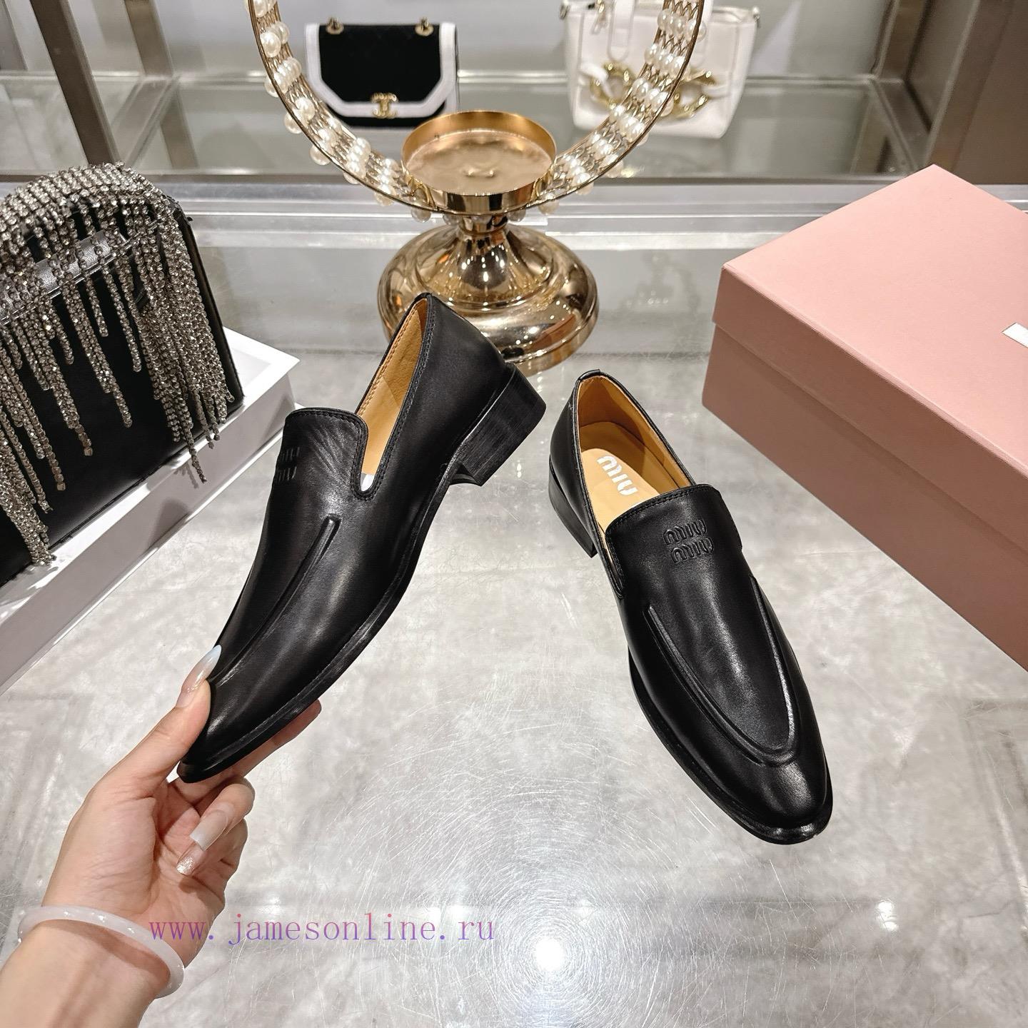 Miumi * 26 Early Spring New Vintage LoafersBased On The Classic Retro Shoe Shape The Texture Le bj7rym0q - Image 4