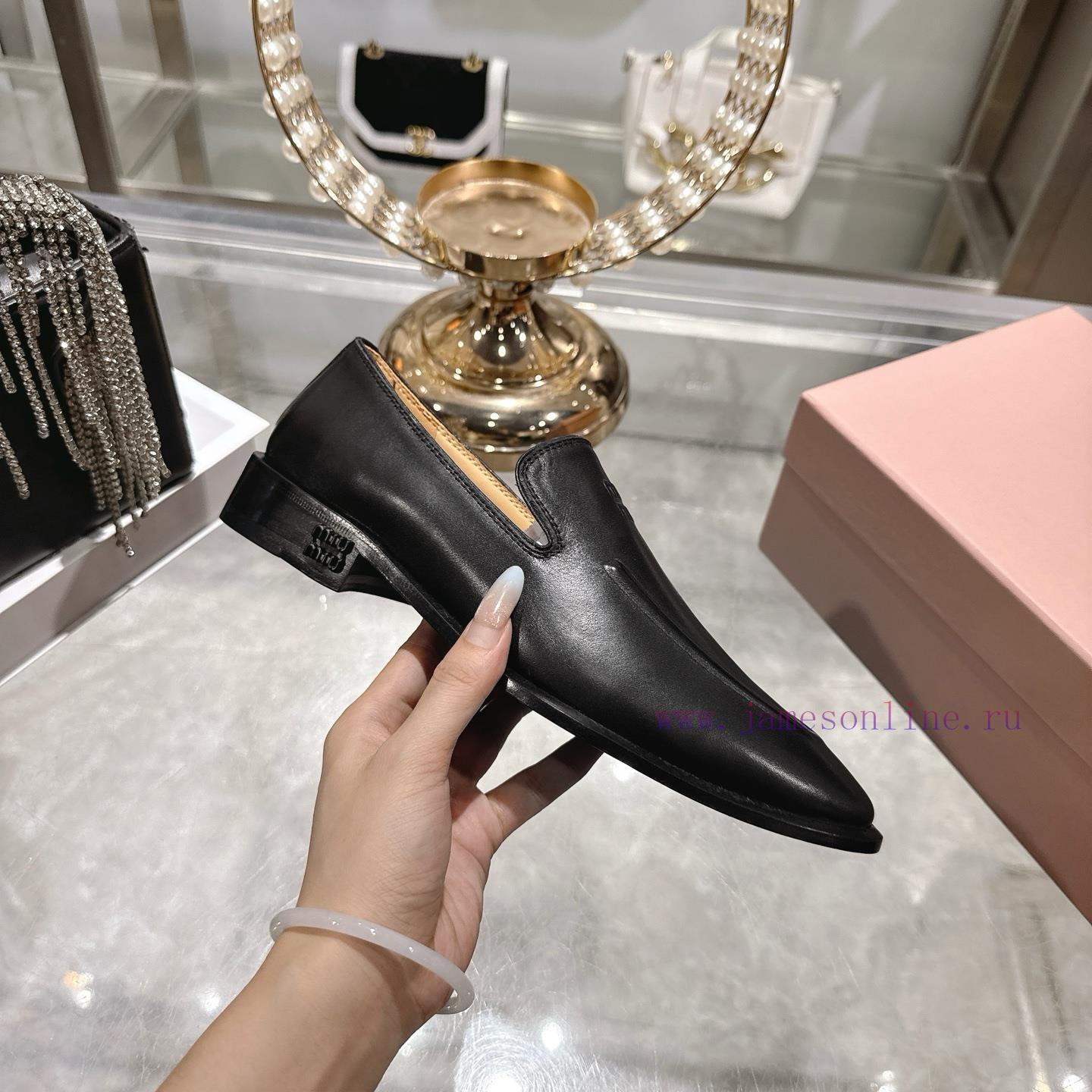 Miumi * 26 Early Spring New Vintage LoafersBased On The Classic Retro Shoe Shape The Texture Le bj7rym0q - Image 6