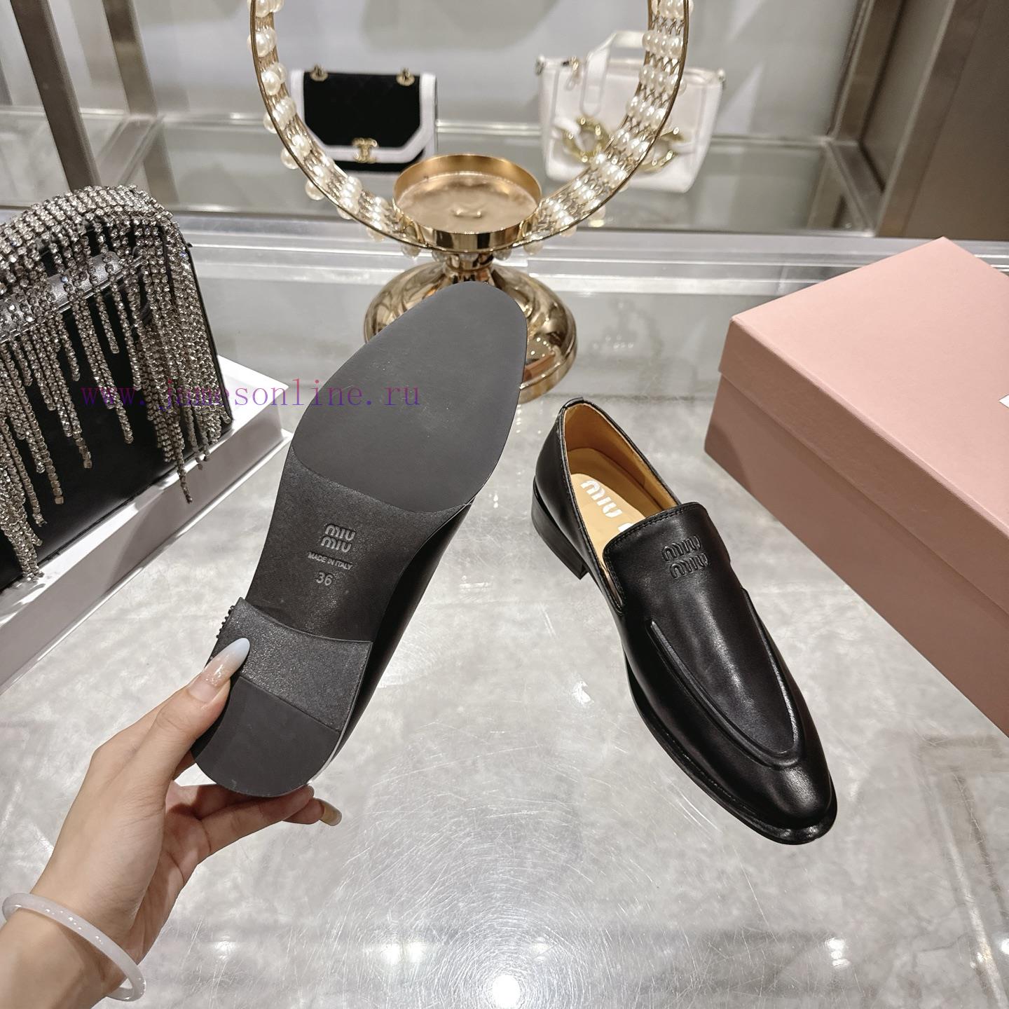 Miumi * 26 Early Spring New Vintage LoafersBased On The Classic Retro Shoe Shape The Texture Le bj7rym0q - Image 10