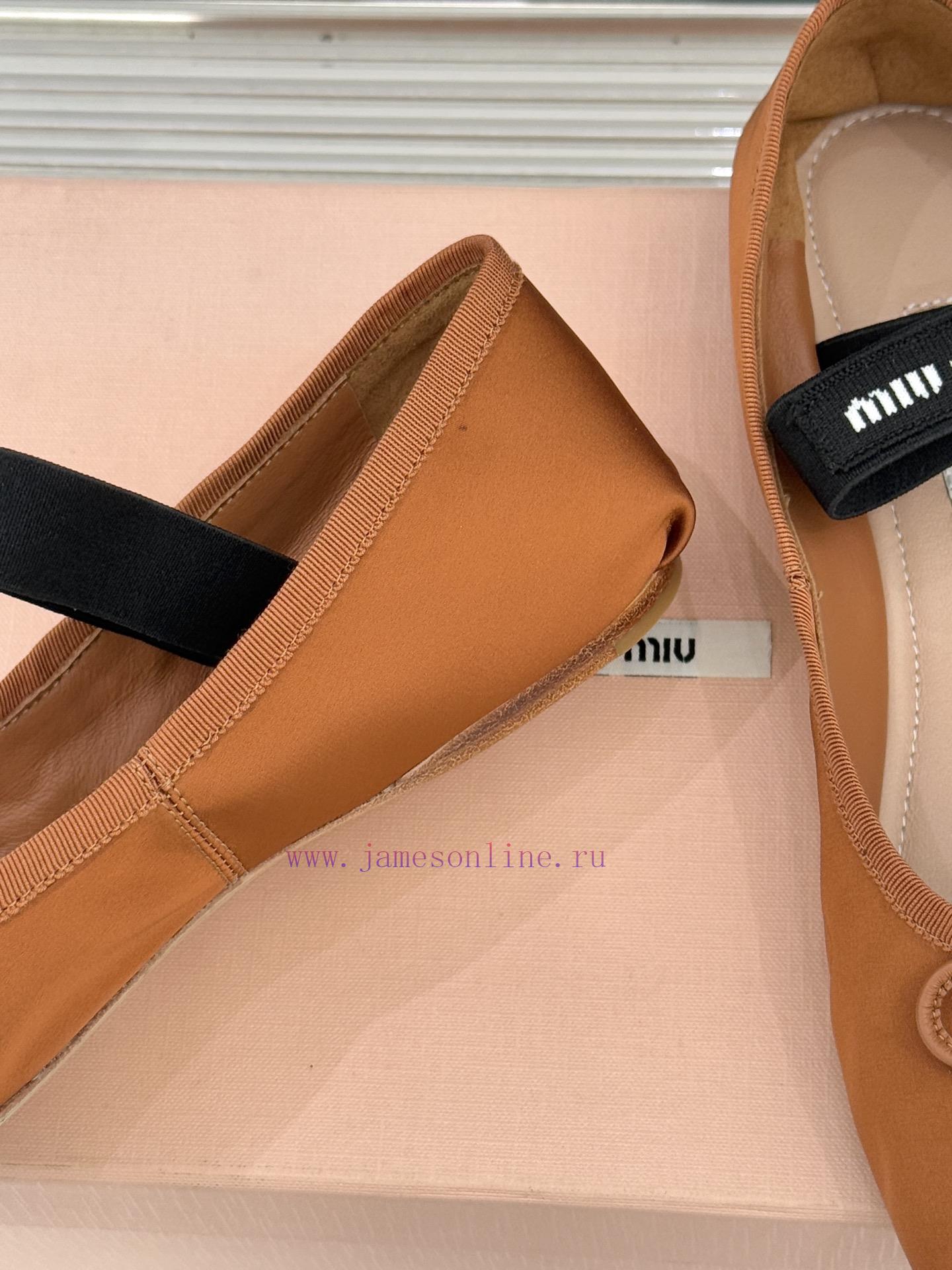 Miu Miu Classic Bow Letter Silkballet ShoesInheriting MIU MIU's Iconic Teenage Luxury GenesClas v4i5f688 - Image 7