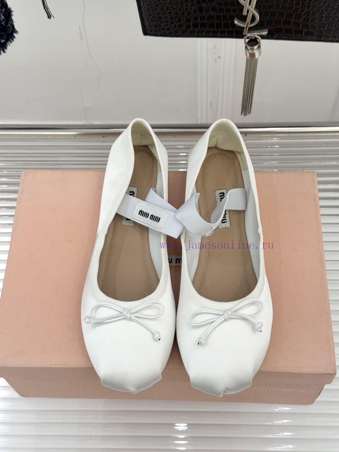Miu Miu Classic Bow Letter Silkballet ShoesInheriting MIU MIU's Iconic Teenage Luxury GenesClas md9tvy3x - Image 5