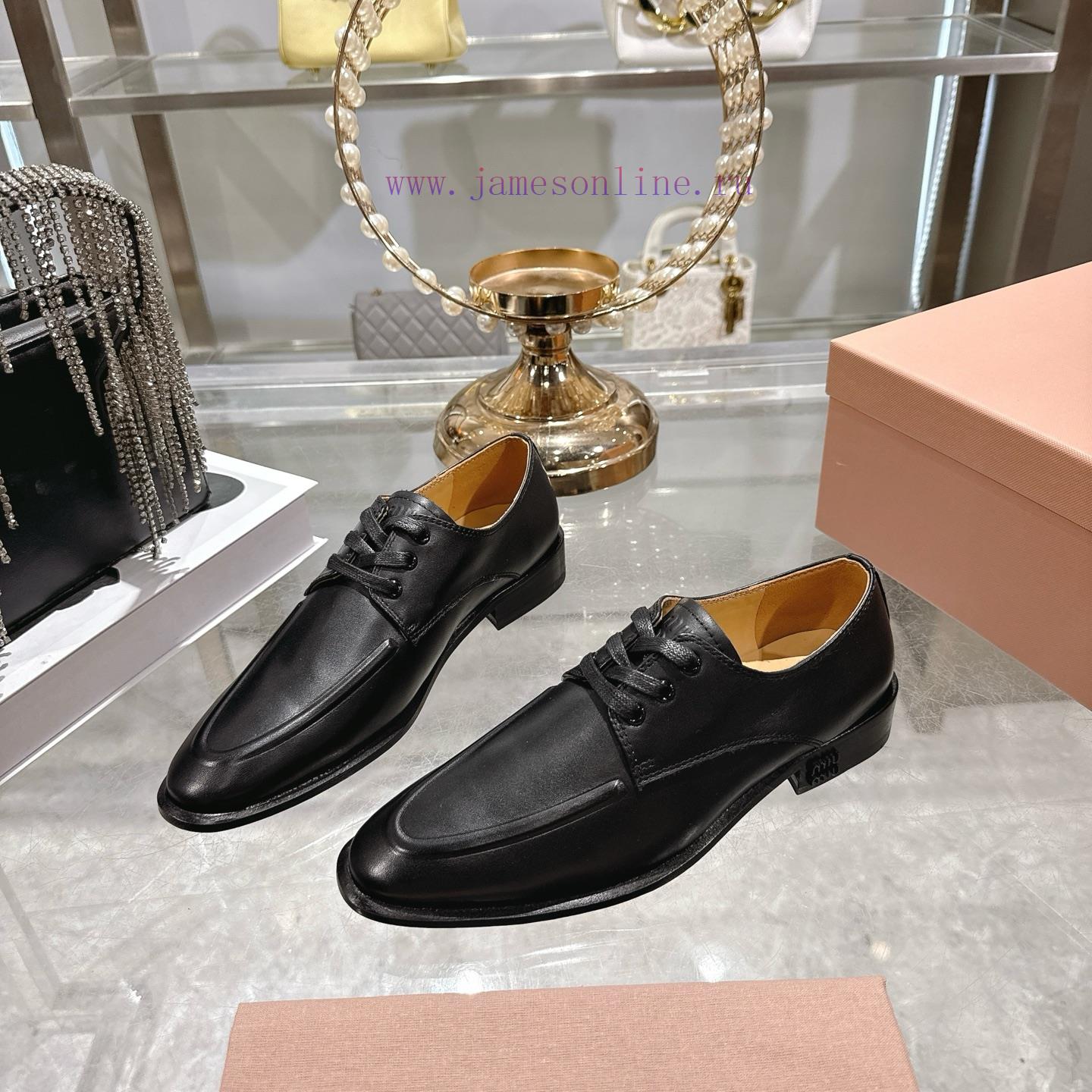 Miumi * 26 Early Spring New Vintage LoafersBased On The Classic Retro Shoe Shape The Texture Le ch1g7e4l - Image 4
