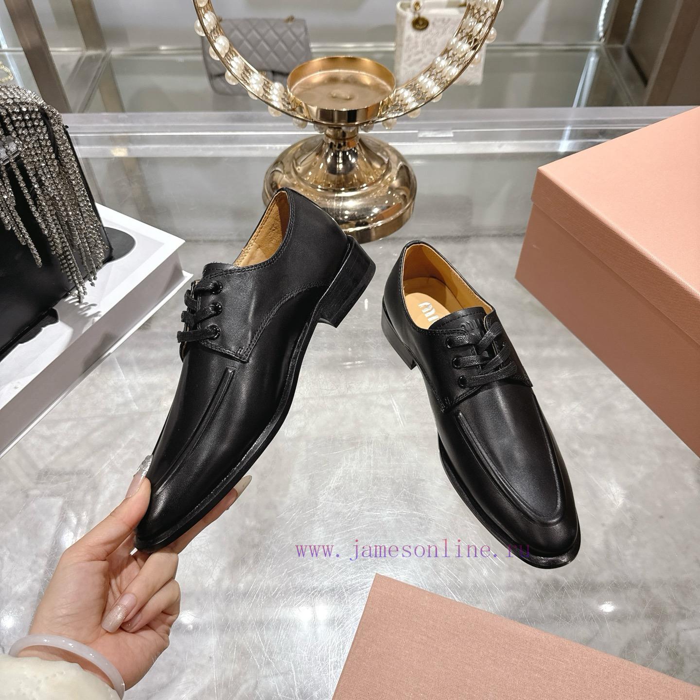Miumi * 26 Early Spring New Vintage LoafersBased On The Classic Retro Shoe Shape The Texture Le ch1g7e4l - Image 5