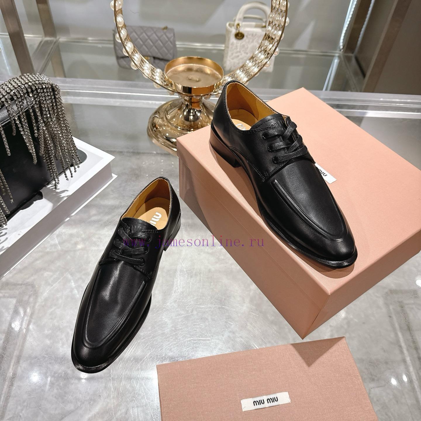 Miumi * 26 Early Spring New Vintage LoafersBased On The Classic Retro Shoe Shape The Texture Le ch1g7e4l - Image 6