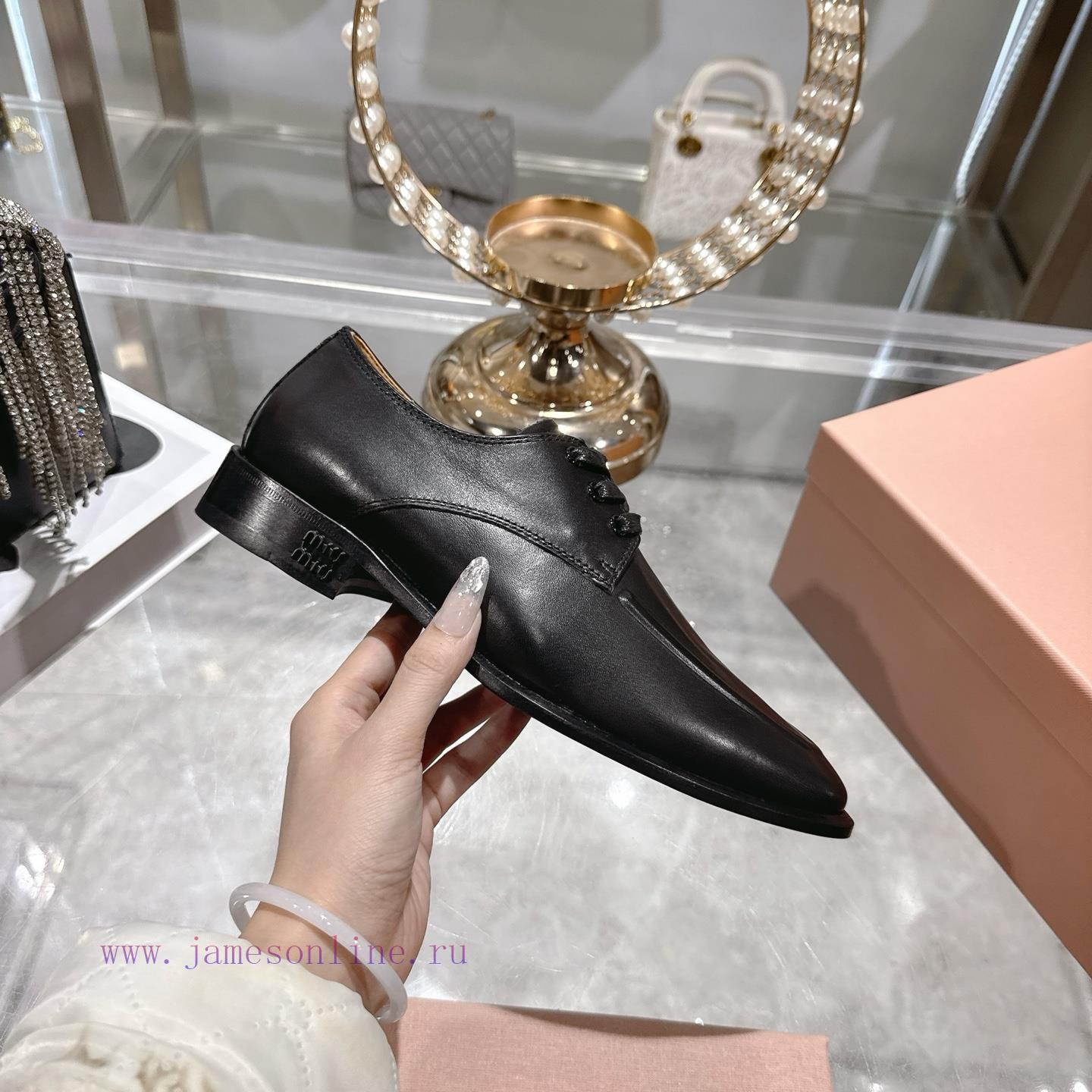 Miumi * 26 Early Spring New Vintage LoafersBased On The Classic Retro Shoe Shape The Texture Le ch1g7e4l - Image 7