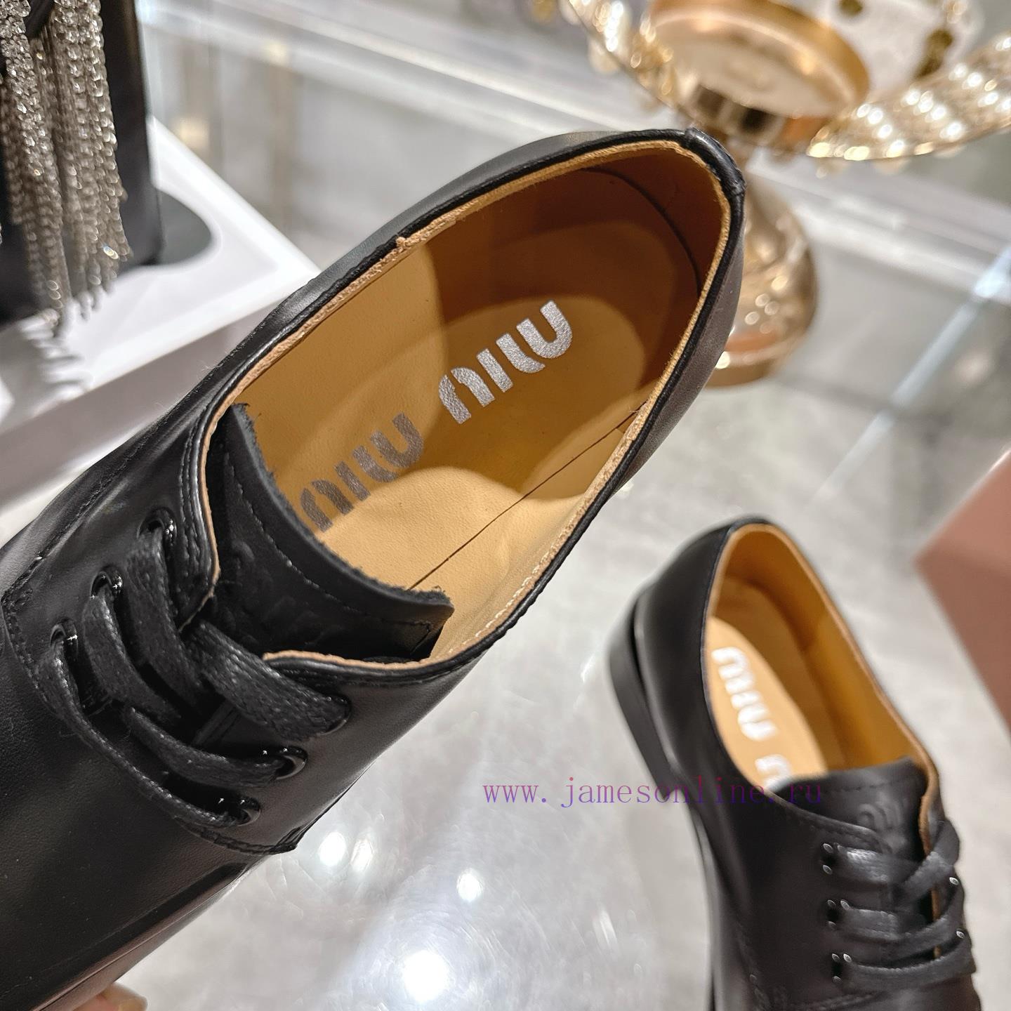 Miumi * 26 Early Spring New Vintage LoafersBased On The Classic Retro Shoe Shape The Texture Le ch1g7e4l - Image 8
