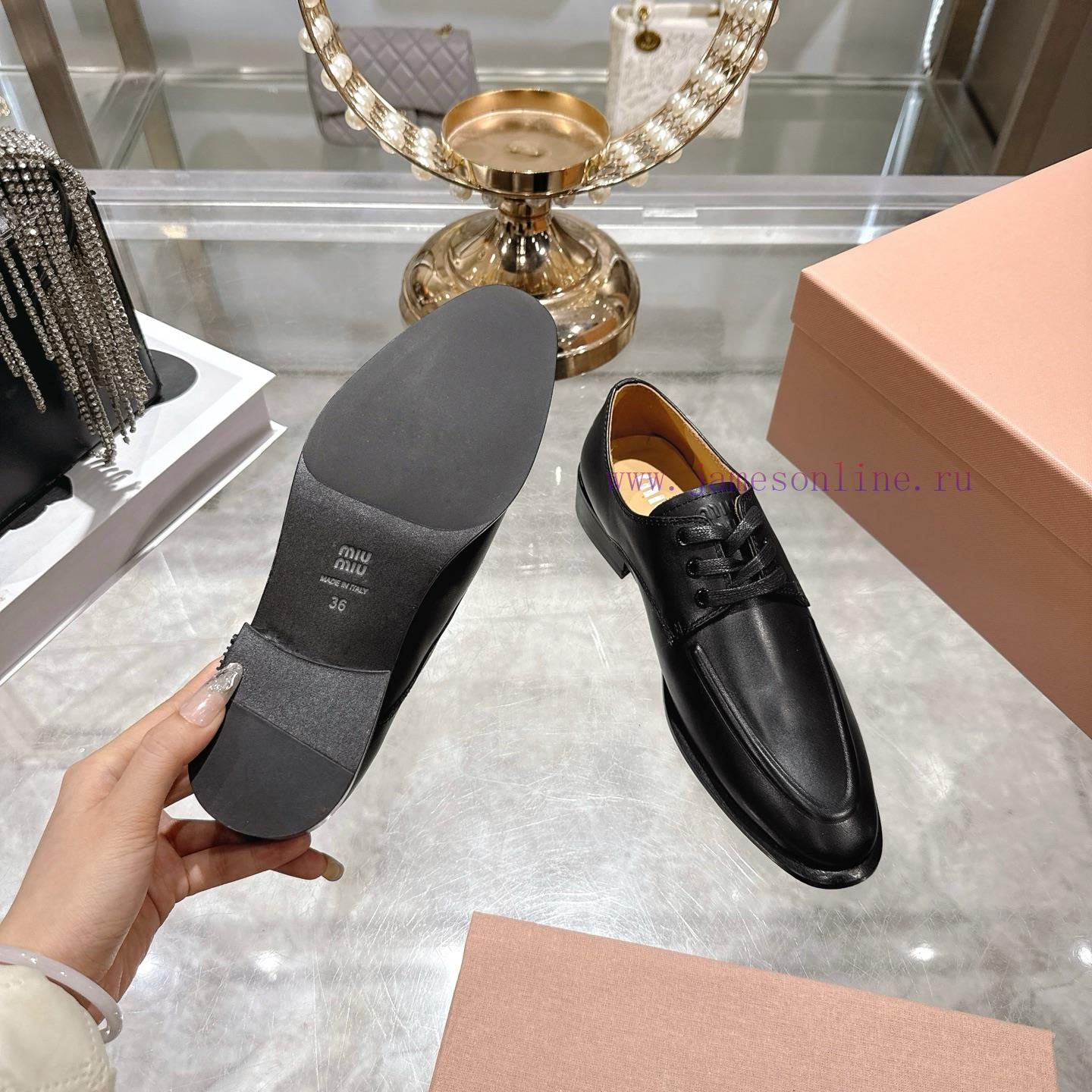 Miumi * 26 Early Spring New Vintage LoafersBased On The Classic Retro Shoe Shape The Texture Le ch1g7e4l - Image 10