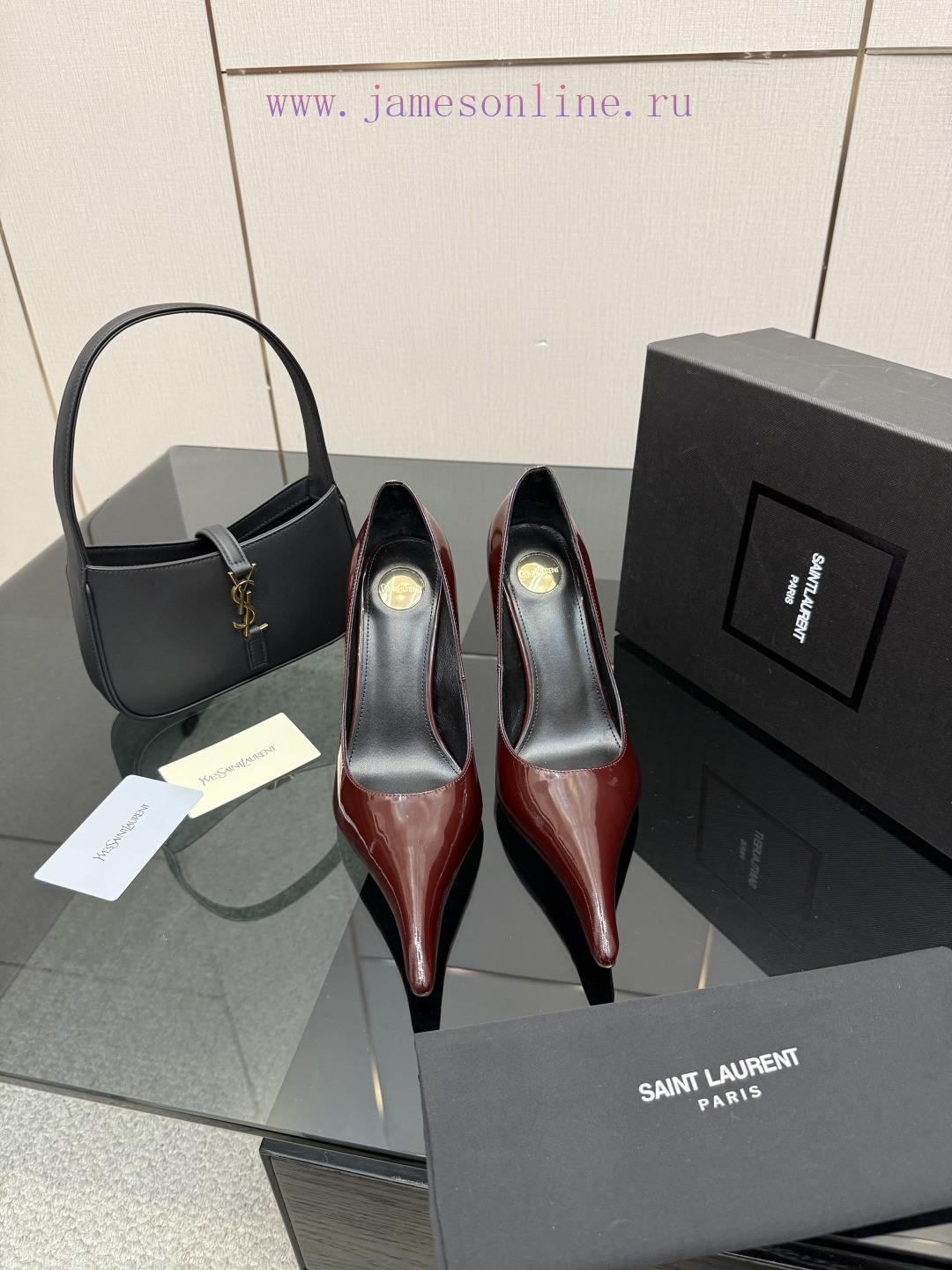 YSL Saint Laurent SS2025 High Heels New Product Fashion Style High Heels Pointed High Heels Are pcs5jlmg