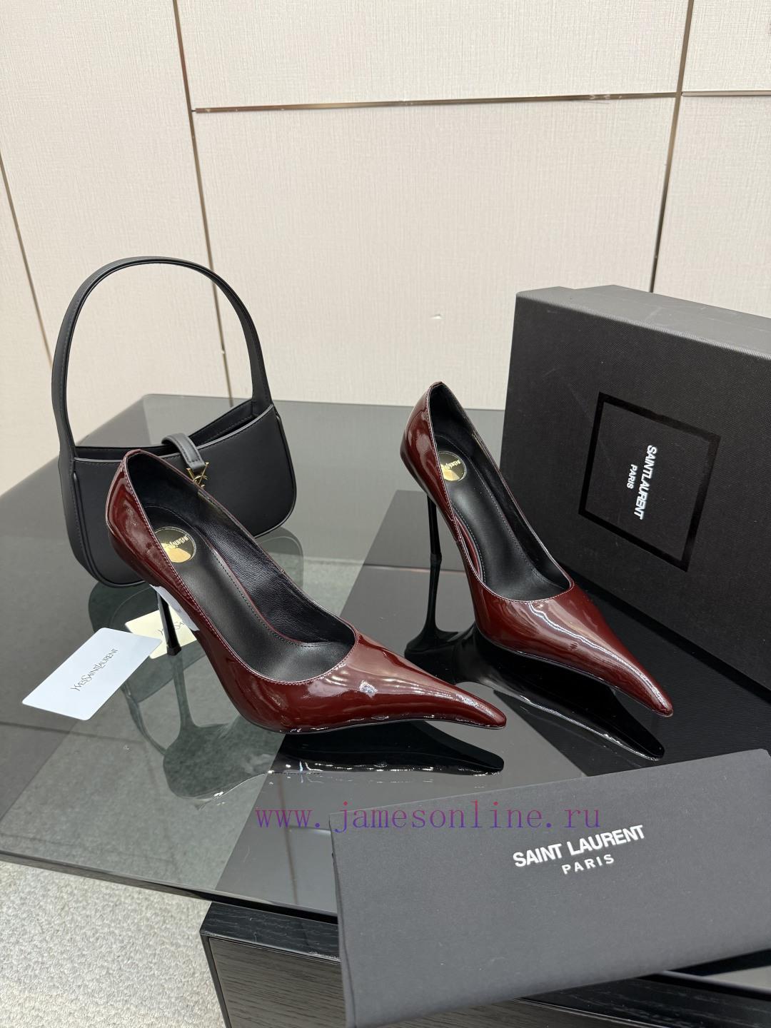 YSL Saint Laurent SS2025 High Heels New Product Fashion Style High Heels Pointed High Heels Are pcs5jlmg - Image 4