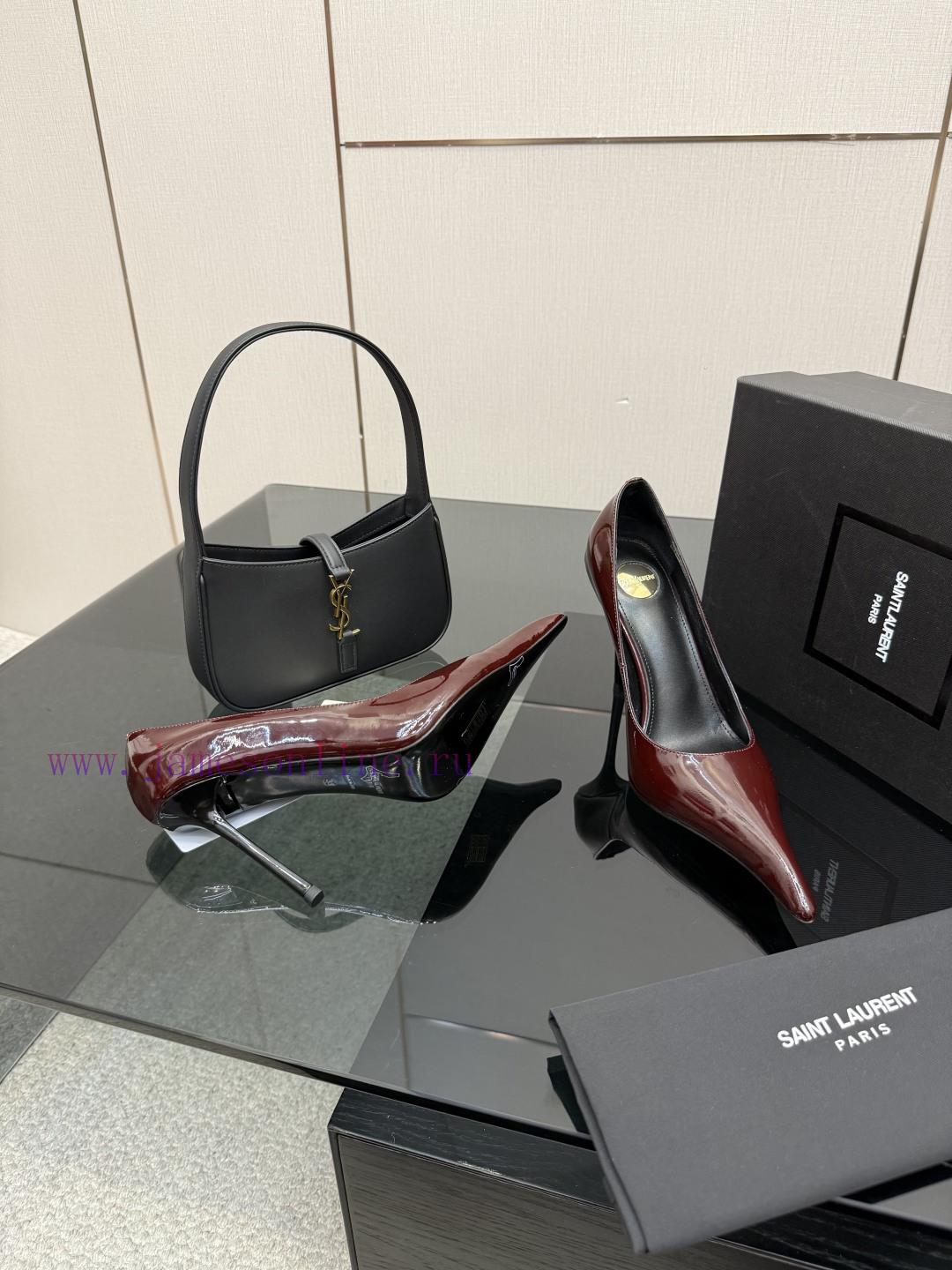 YSL Saint Laurent SS2025 High Heels New Product Fashion Style High Heels Pointed High Heels Are pcs5jlmg - Image 7