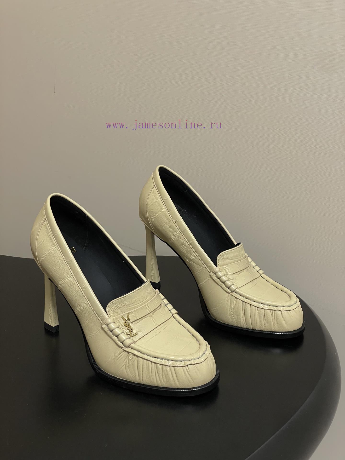 -Top QualitySaint Laurent FW26 New Arrival~YSL LE LOAFER High-heeled Loafers Series 26Fw Spring owzbrx0y - Image 2