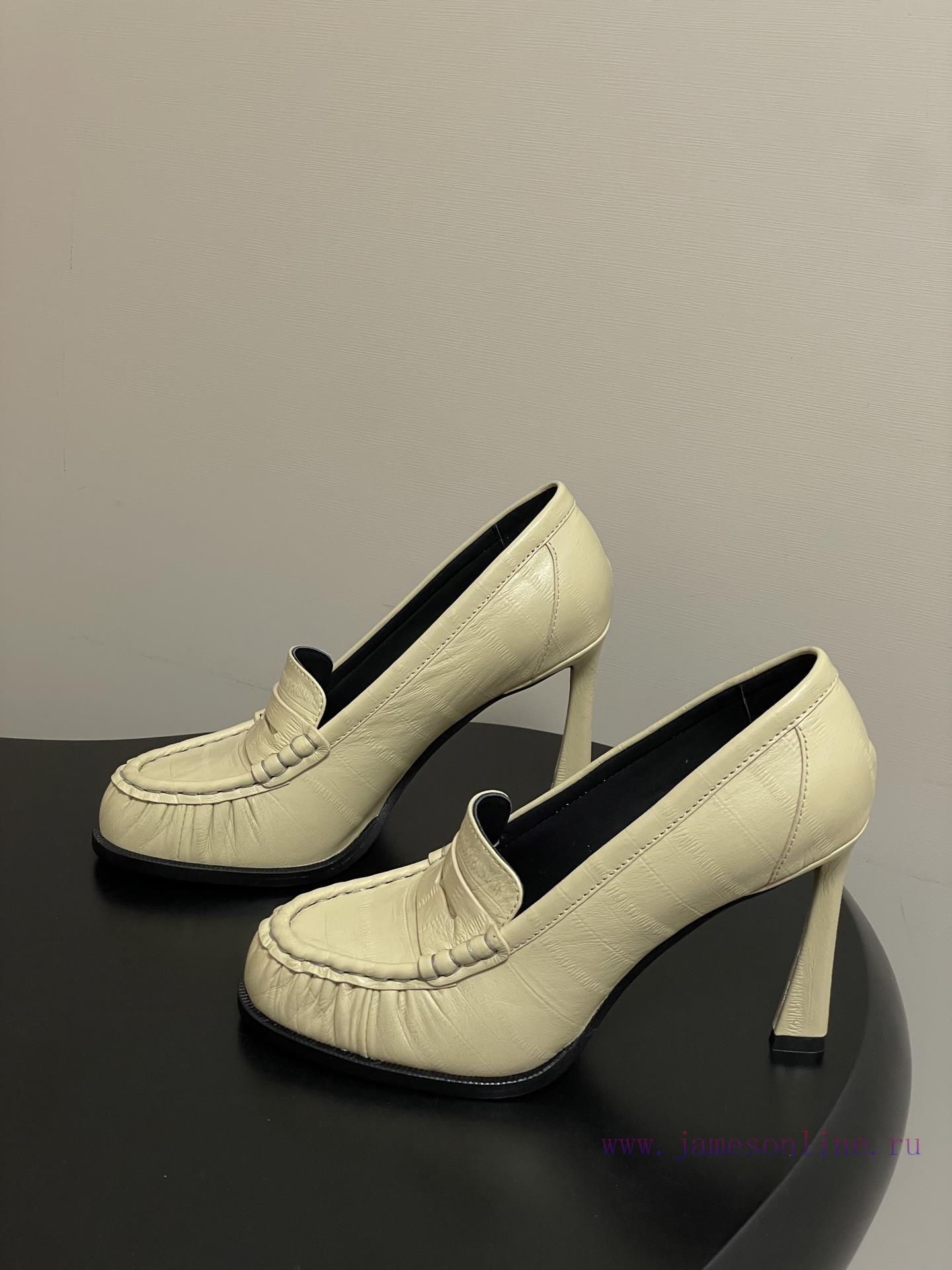 -Top QualitySaint Laurent FW26 New Arrival~YSL LE LOAFER High-heeled Loafers Series 26Fw Spring owzbrx0y - Image 4