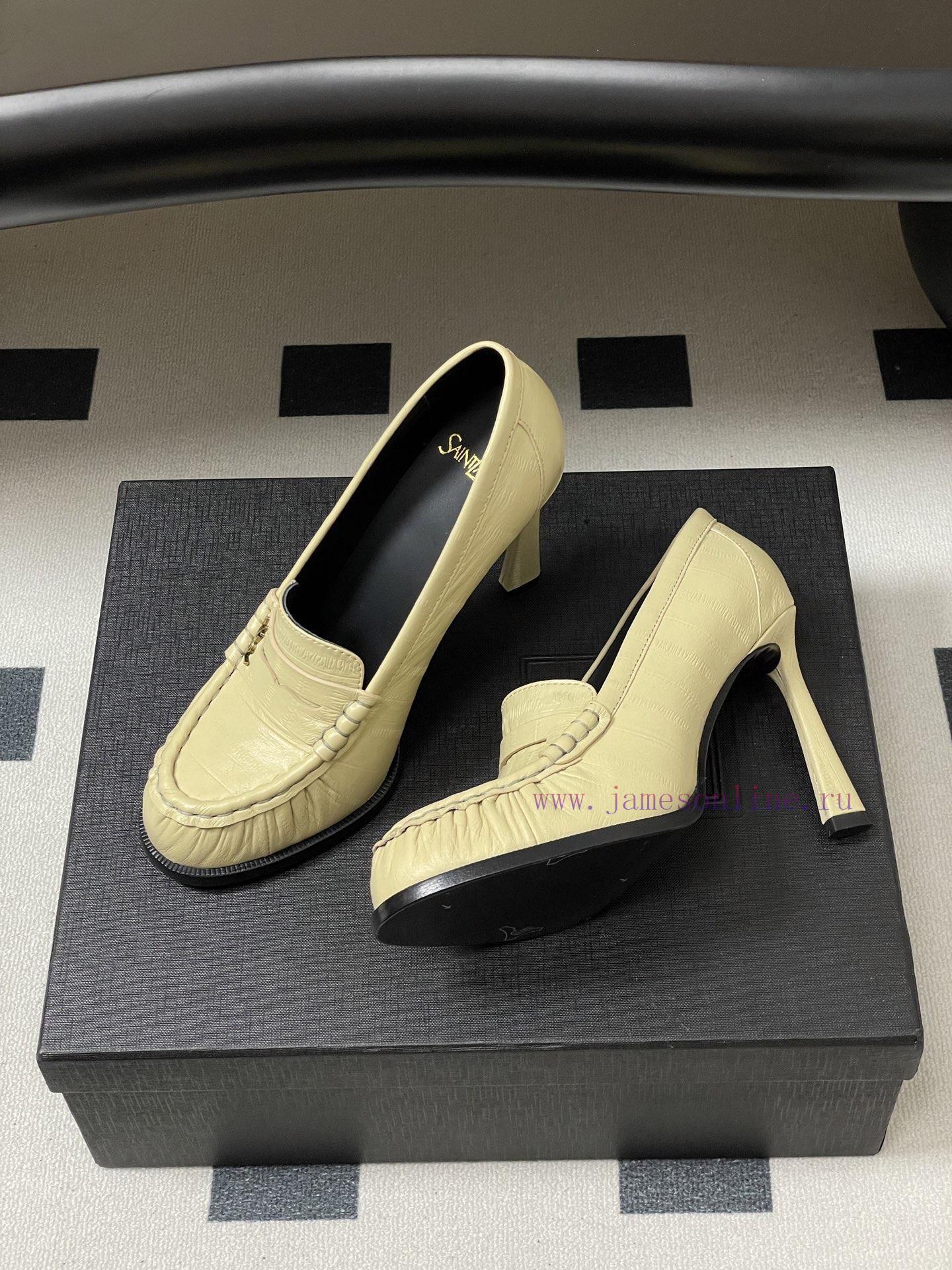 -Top QualitySaint Laurent FW26 New Arrival~YSL LE LOAFER High-heeled Loafers Series 26Fw Spring owzbrx0y - Image 5
