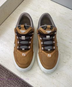 FENDI 2026 Early Spring New Collection Force Lace Casual Sports Men's Shoes F Home Letter Logo kkq8l3o5
