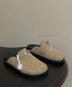 -Male Size 10Hermes Hermes Kelly Buckle Mill Shoes Series Bocken Shoes Classic Second Uncle Sli xubhxhx2