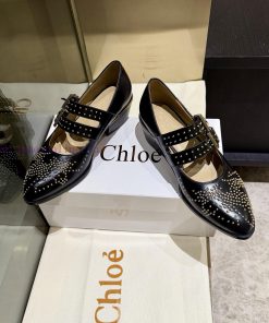 High Heels Upgraded Version Of Baozi Single Shoes Is HereChloe's Latest Rivet DesignOriginal Pr 0f88o8uq