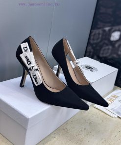 J'ADIOR Dior 2026 Early Spring New Style Ribbon Bow High Heels Women's Shoes Star Same CD Lette tvlzjzrr