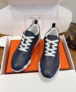 Men's 20 Couple's Hermes 26ss Early Spring White Shoes Embroidered And Perforated With Last Des y8uqn6uo