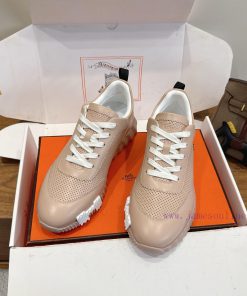 Men's 20 Couple's Hermes 26ss Early Spring White Shoes Embroidered And Perforated With Last Des x722jp5s