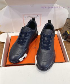 Men's 20 Couple's Hermes 26ss Early Spring White Shoes Embroidered And Perforated With Last Des csyy3dn4