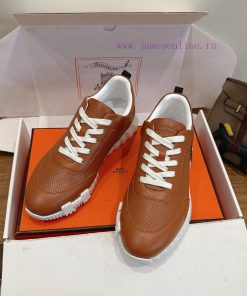 Men's 20 Couple's Hermes 26ss Early Spring White Shoes Embroidered And Perforated With Last Des qyqc8zwu