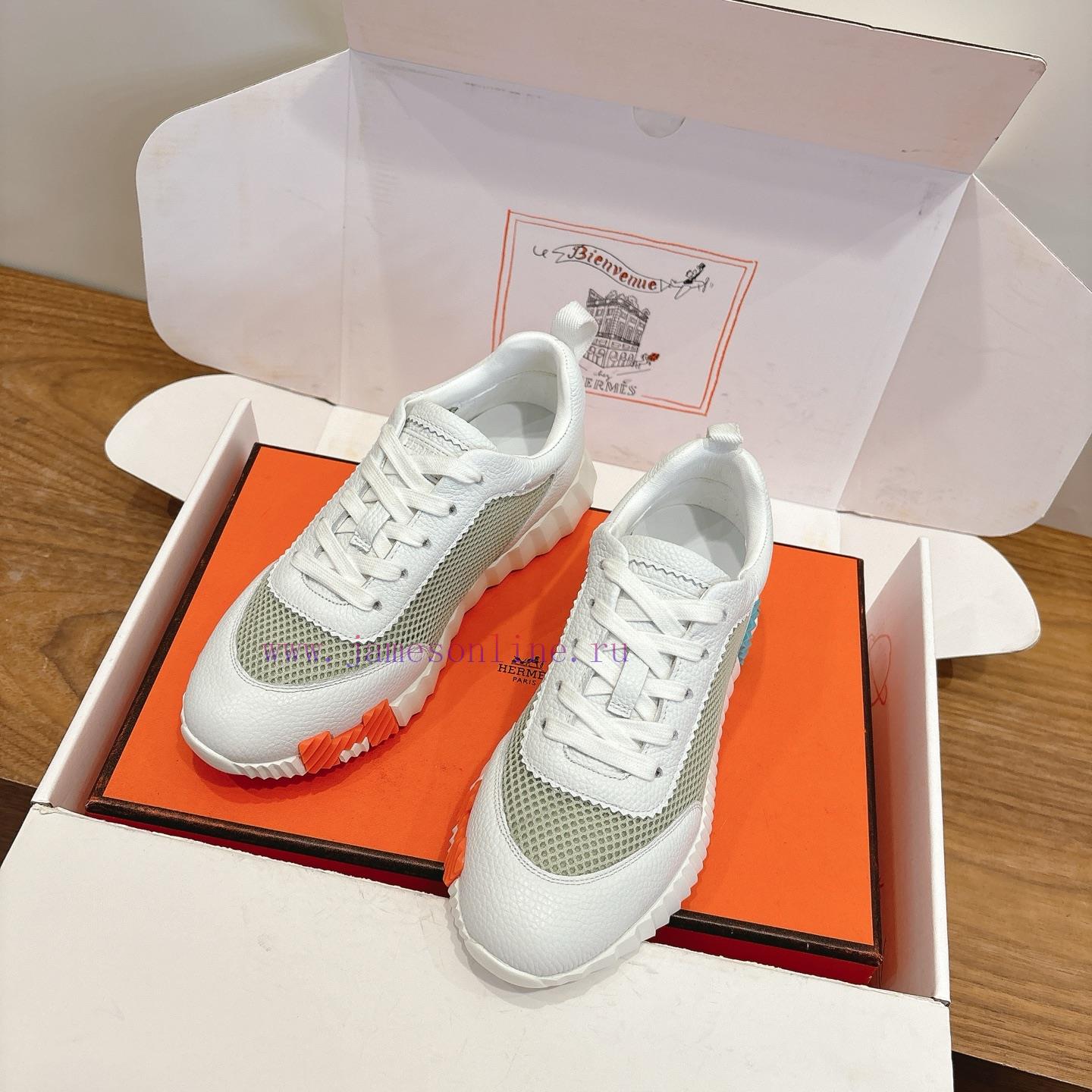 Men's 20 Couple's Hermes 26ss Early Spring White Shoes With Last Design And British Retro Style iojvxnix