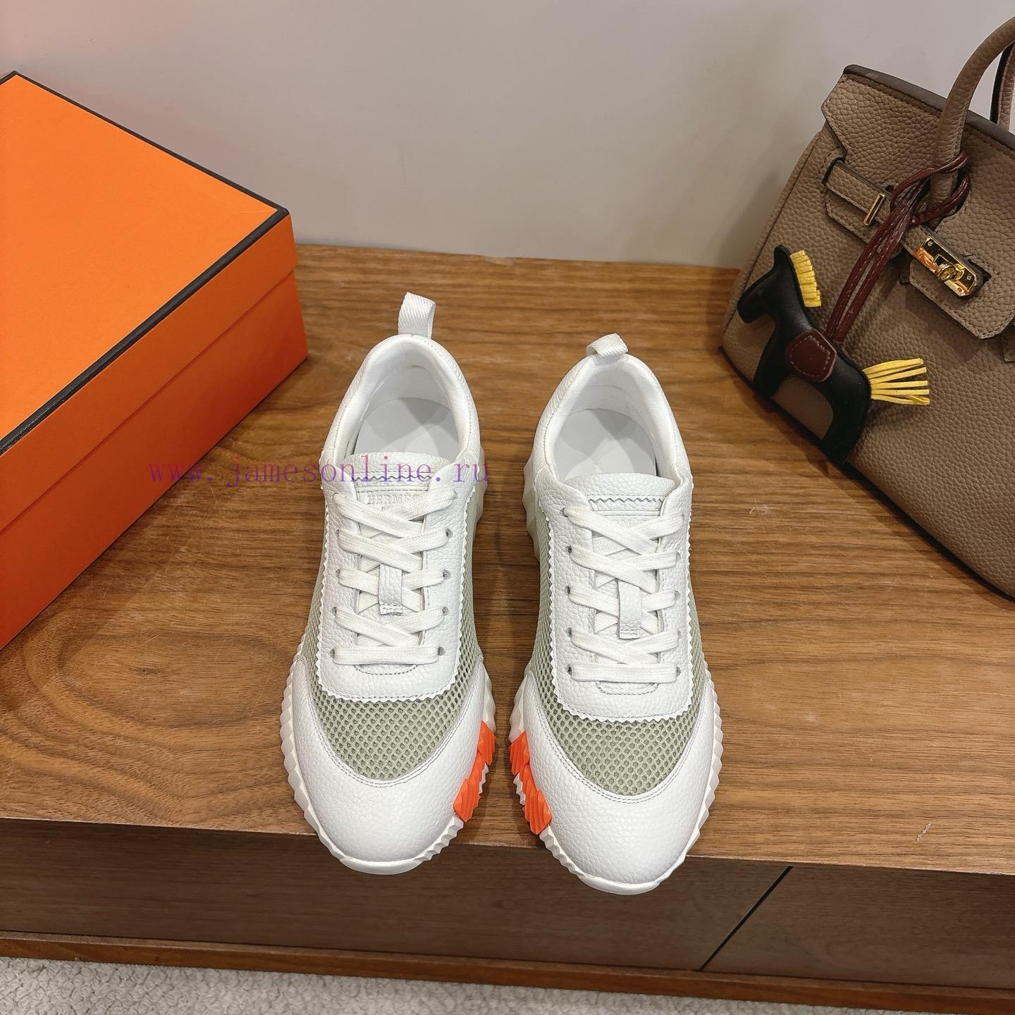Men's 20 Couple's Hermes 26ss Early Spring White Shoes With Last Design And British Retro Style iojvxnix - Image 4